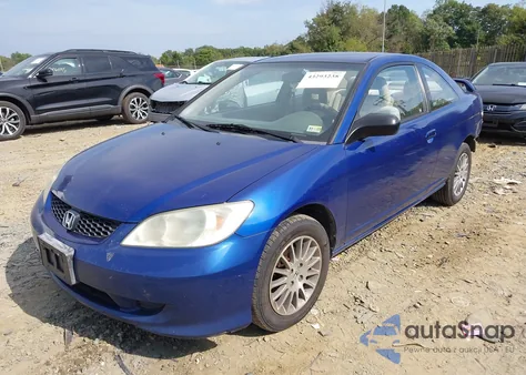 2005 Honda Civic Lx from USA, damaged, VIN 1HGEM22545L054536